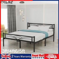 3ft/4ft6/5ft Heavy Metal Bed