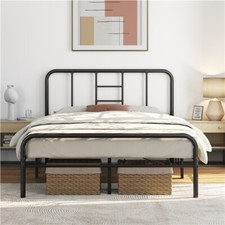 Metal Bed Frame Double 4ft6