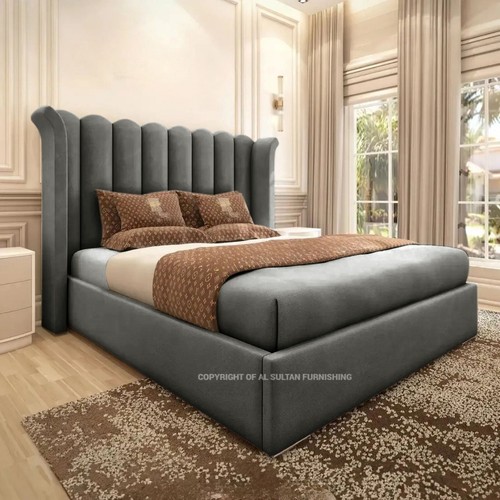 Ottoman bed frame - ottoman, winged