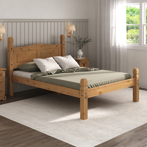 Corona double bed - bed, low