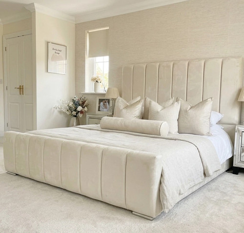 Double lined panel - double, bed