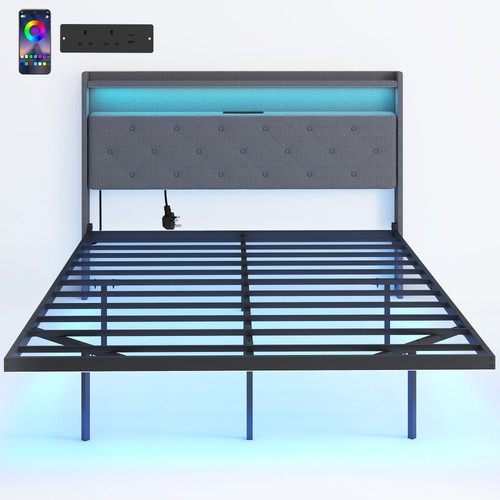 Homcom floating bed - homcom, with
