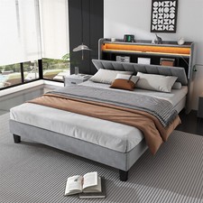 Upholstered Platform Bed 4ft6