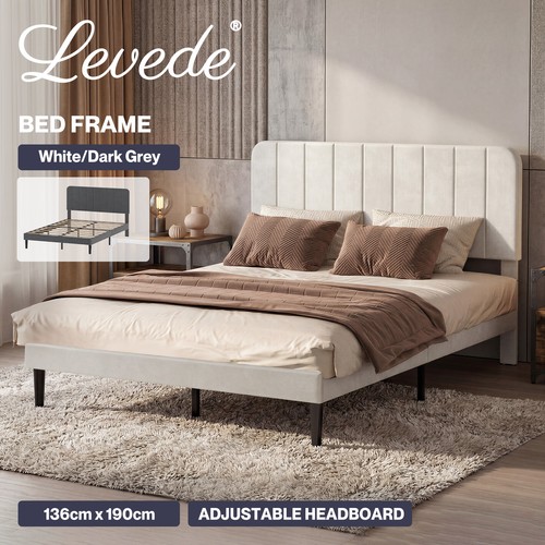 Levede double bed frame - double,