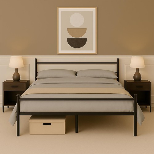 Extra strong metal - strong, bed